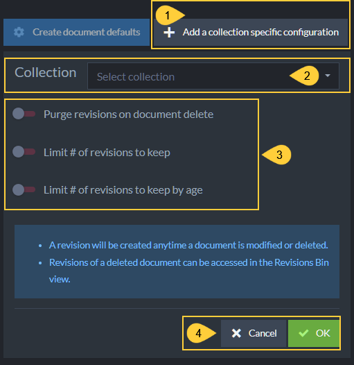 Defining Collection-Specific Configurations